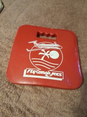 Rare Comair Red Bleacher Seat Cushion
